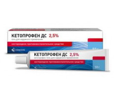 КЕТОПРОФЕН ДС 2,5% 50Г. ГЕЛЬ Д/НАРУЖ.ПРИМ. ТУБА /ДАНСОН-БГ/