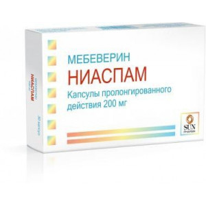 НИАСПАМ 200МГ. №30 КАПС.ПРОЛОНГ.ВЫСВ. /САН ФАРМАСЬЮТИКАЛ/