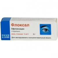 ФЛОКСАЛ 0,3% 3Г. ГЛ. МАЗЬ ТУБА /ДР.ГЕРХАРД МАНН/