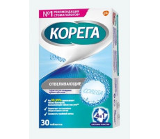 КОРЕГА Д/ЧИСТКИ ЗУБ.ПРОТЕЗОВ ОТБЕЛ. №30 ТАБ. [COREGA]