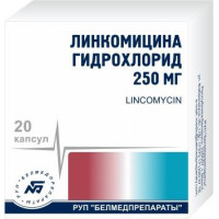 ЛИНКОМИЦИН 250МГ. №20 КАПС. /БЕЛМЕДПРЕПАРАТЫ/