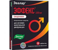 ЭФФЕКС СИЛДЕНАФИЛ 100МГ. №1 ТАБ. П/П/О /ЭВАЛАР/