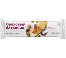 ВИТАТЕКА БАТОНЧИК-МЮСЛИ ОРЕХ+ТЫКВИЦА+ВИТ.С 40Г. [VITATEKA]