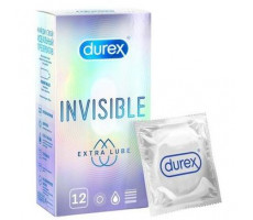 ДЮРЕКС ПРЕЗЕРВАТИВ INVISIBLE EXTRA LUBE №12 [DUREX]