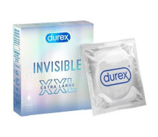 ДЮРЕКС ПРЕЗЕРВАТИВ INVISIBLE XXL №3 [DUREX]