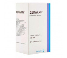 ДЕПАКИН 57,64МГ/МЛ. 150МЛ. №1 СИРОП ФЛ. +ШПР.ДОЗИР. /САНОФИ/
