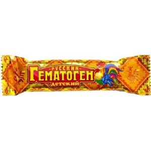 ГЕМАТОГЕН РУССКИЙ ДЕТСКИЙ 40Г. ПЛИТКА /ФАРМ-ПРО/ НДС10%