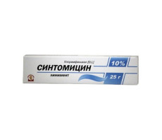 СИНТОМИЦИНА 10% 25Г. ЛИНИМЕНТ ТУБА /АЛТАЙВИТАМИНЫ/